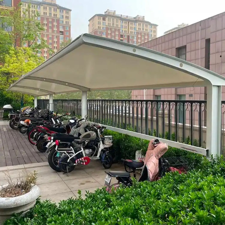 北京东城区膜结构电动车棚